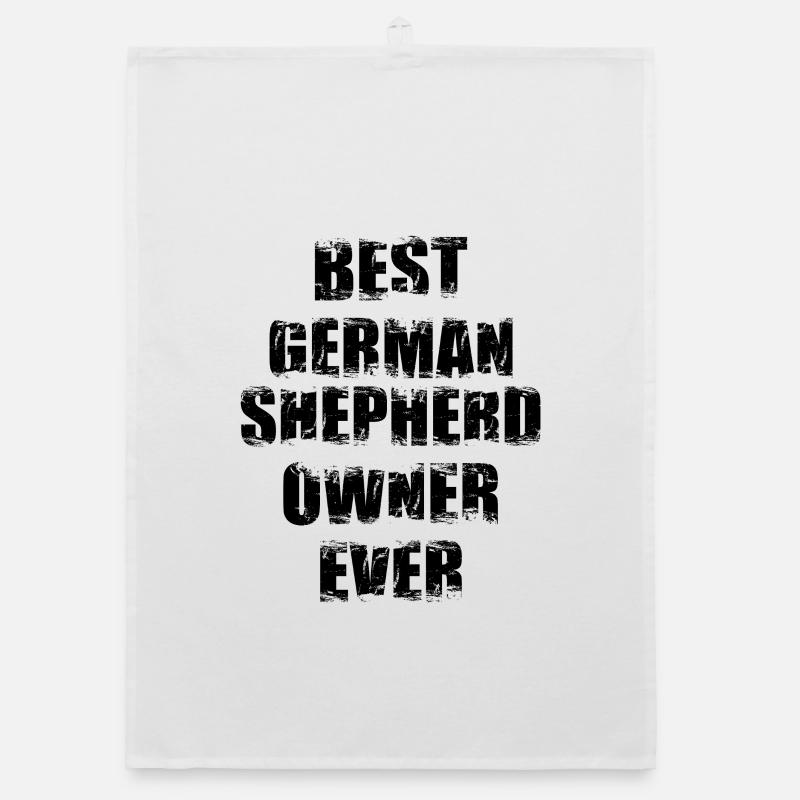 Bester Schäferhund Besitzer Organic Geschirrtuch