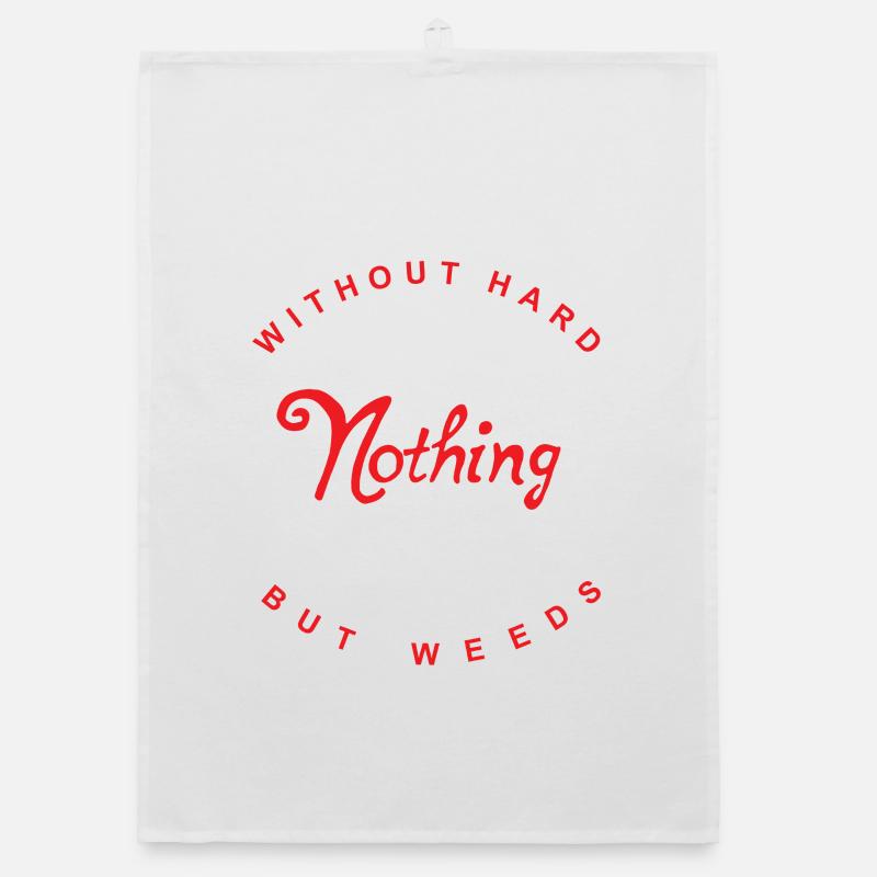 without hard work... Organic dish towel