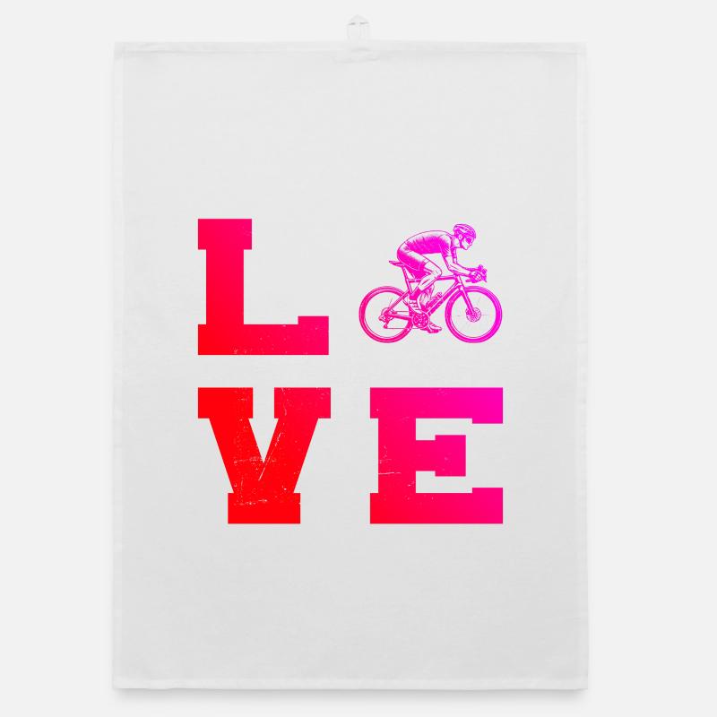 Idée cadeau pour un vélo de route avec vélo de route Torchon bio