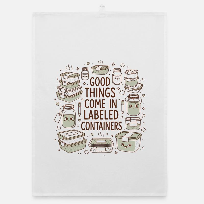 Labeled is better | Meal Prep Orga Organic dish towel