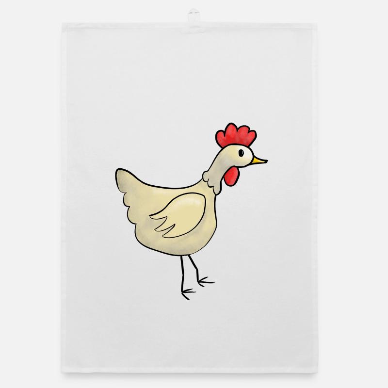 Poule Poule Poule Enfants Torchon bio