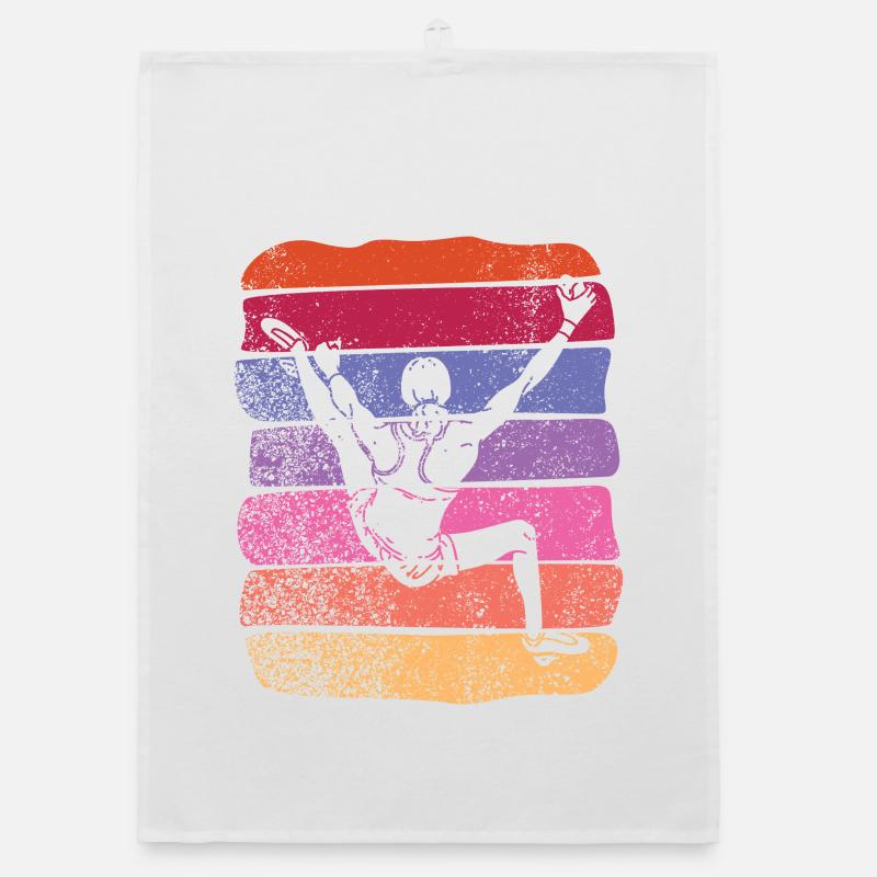Boulderer Boulder Bouldering Organic dish towel