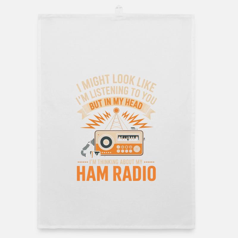 Ham Radio Daydreams Tee Organic dish towel