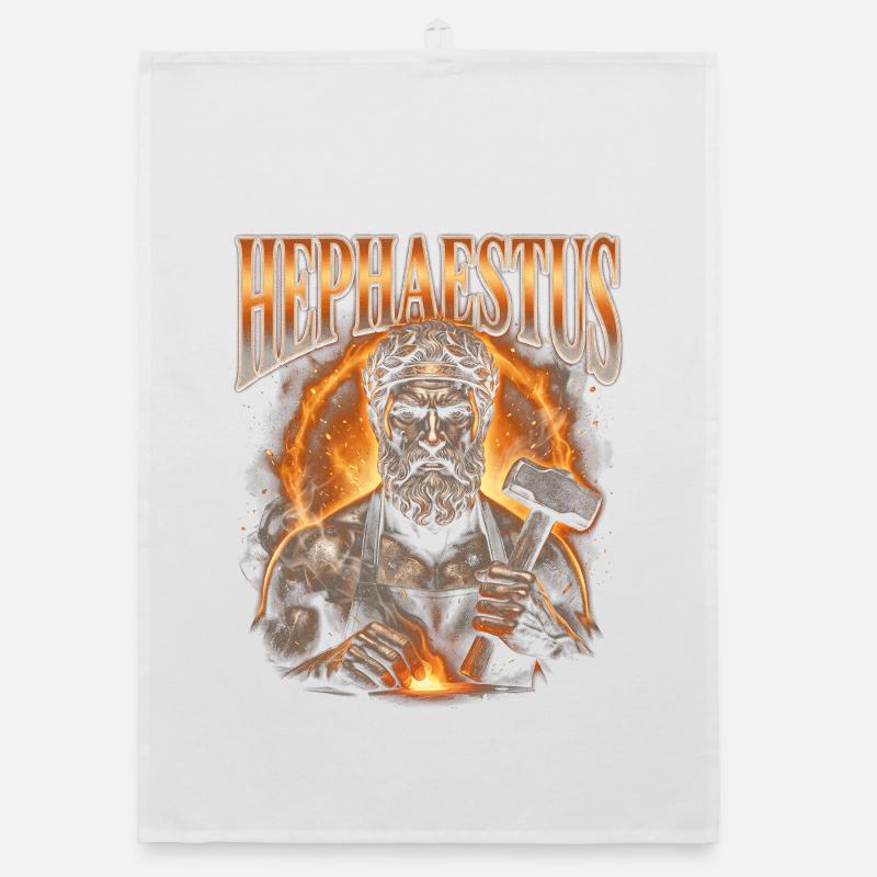Hephaestus Blacksmithing Organic dish towel