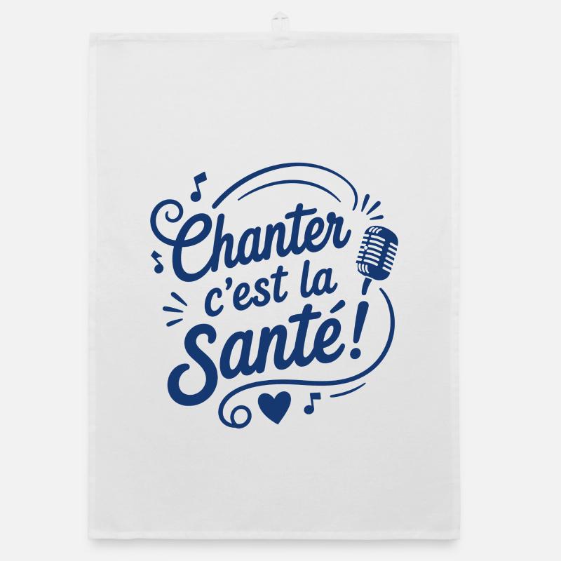 Chanter c’est la Santé Microphone Torchon bio