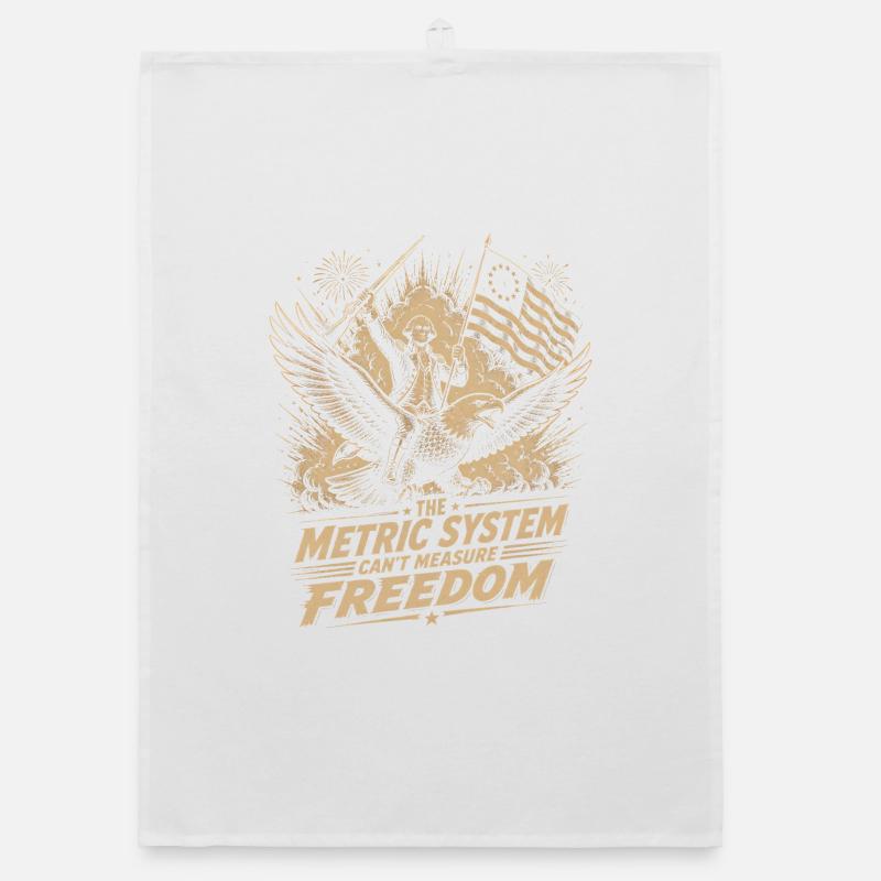 The metric system cannot measure freedom Organic dish towel