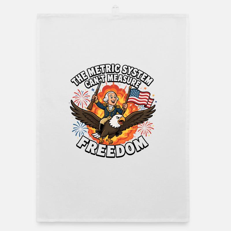 The metric system cannot measure freedom Organic dish towel