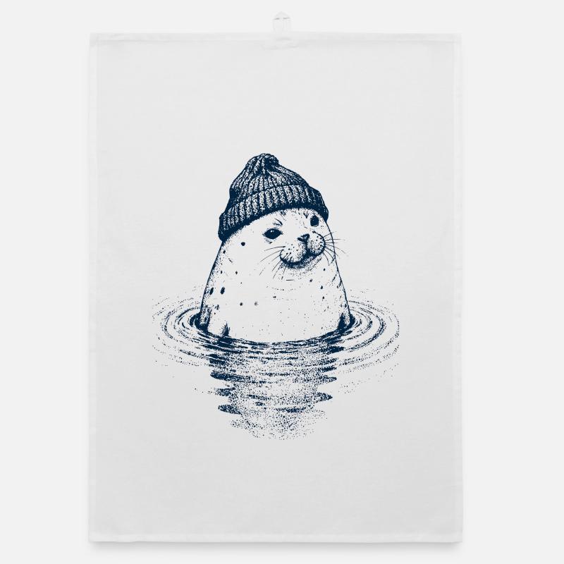 Seal with cap Organic dish towel
