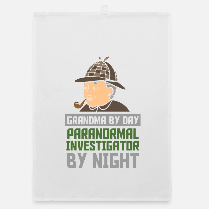 ghost hunting paranormal ghost hunter Organic dish towel