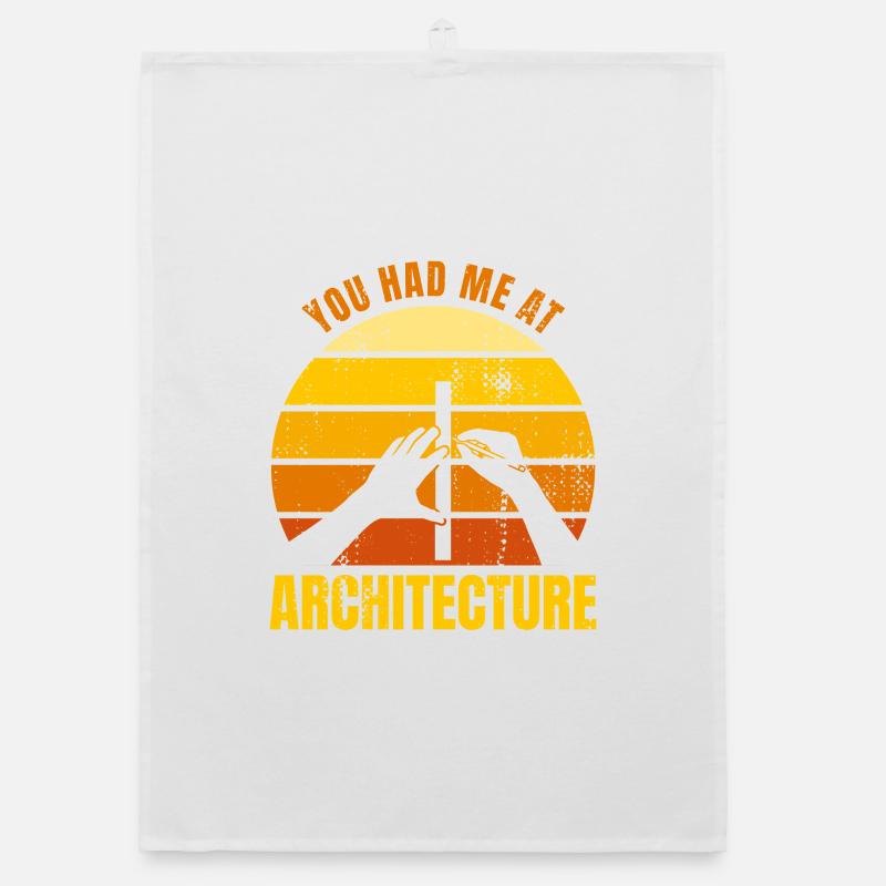 Architekten Spruch Organic Geschirrtuch