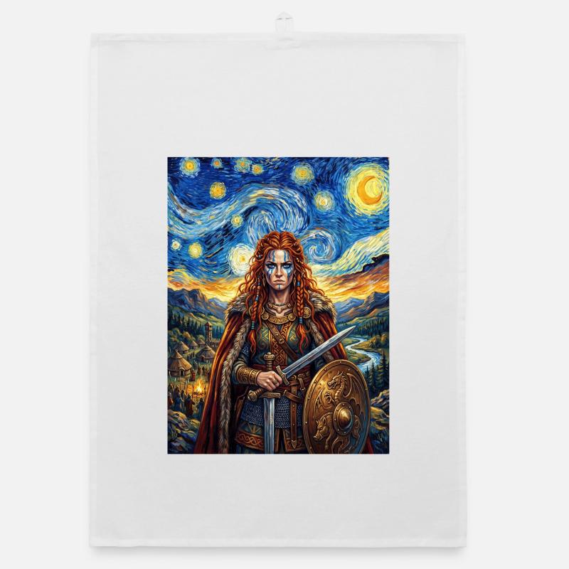 Boudicca/Boudica Starry Night Organic dish towel
