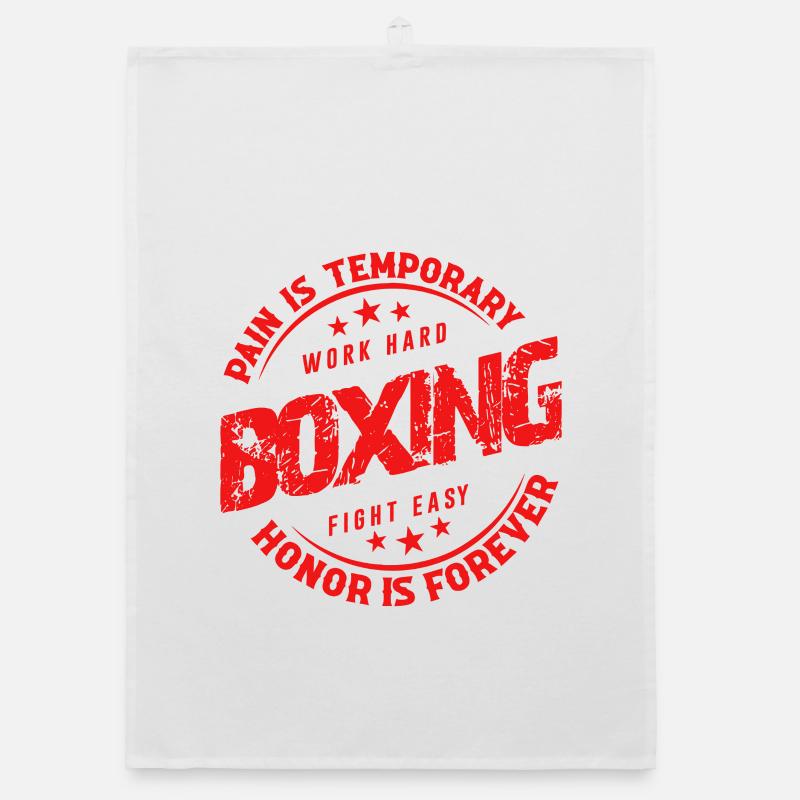 Boxing Stamp : Devise du Daily Grind Torchon bio