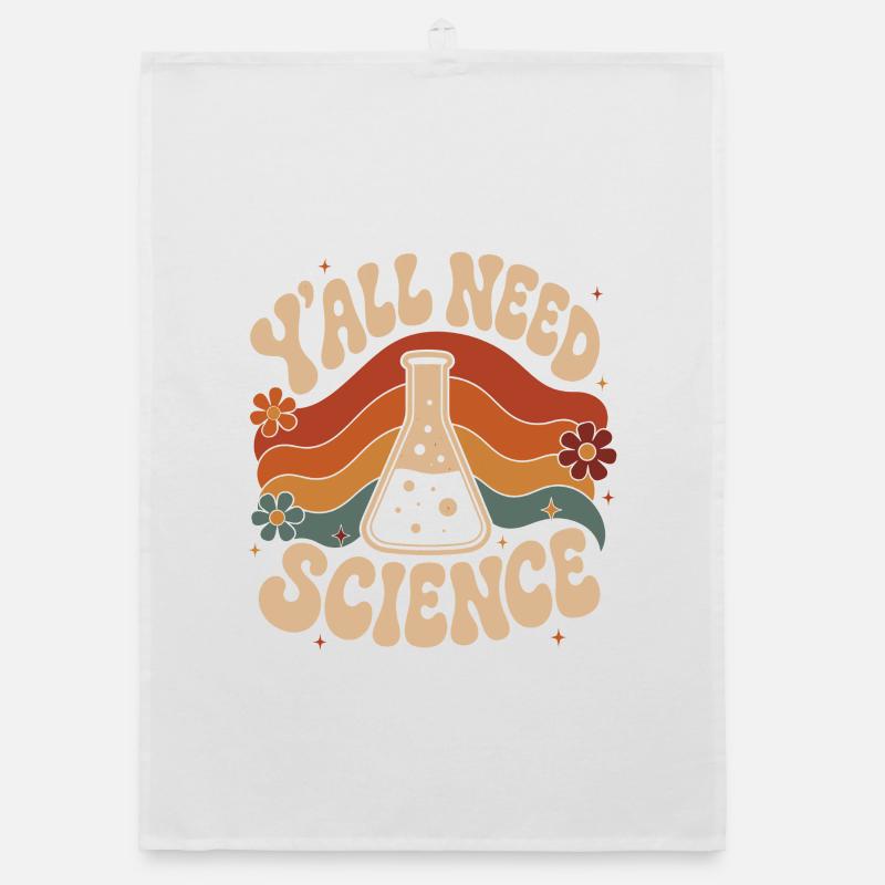 Yall Need Science Organic Geschirrtuch