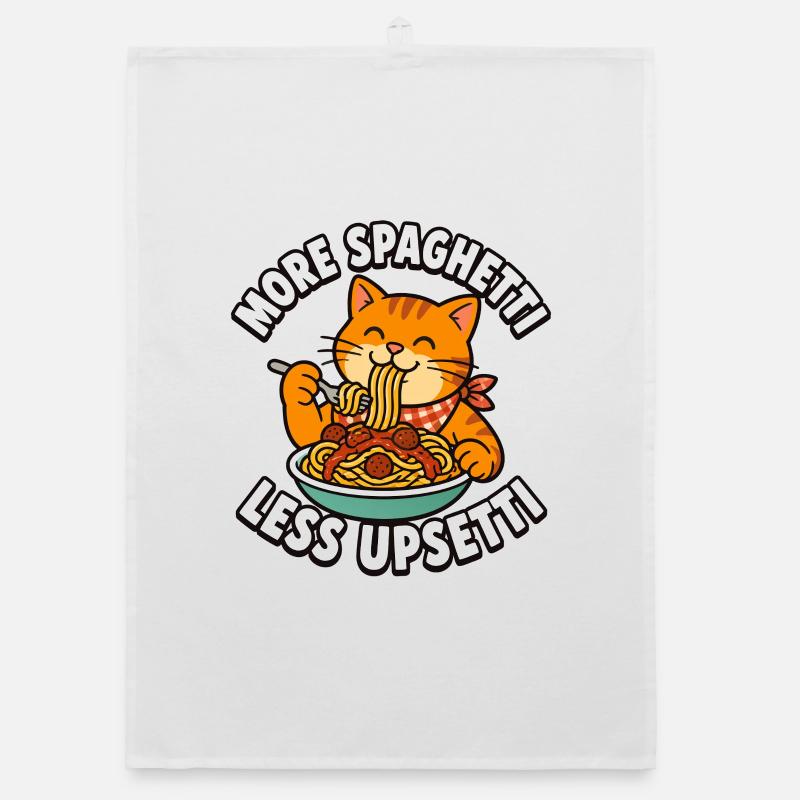 Plus de spaghettis, moins de stress, spaghettis pour chat Torchon bio