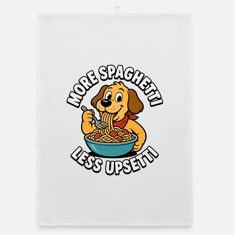 More spaghetti, less hassle, dog spaghetti Organic dish towel
