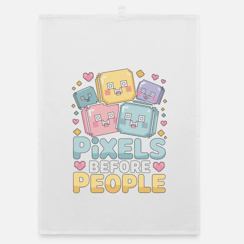 Graphiste Pixels avant Designer de marque Torchon bio