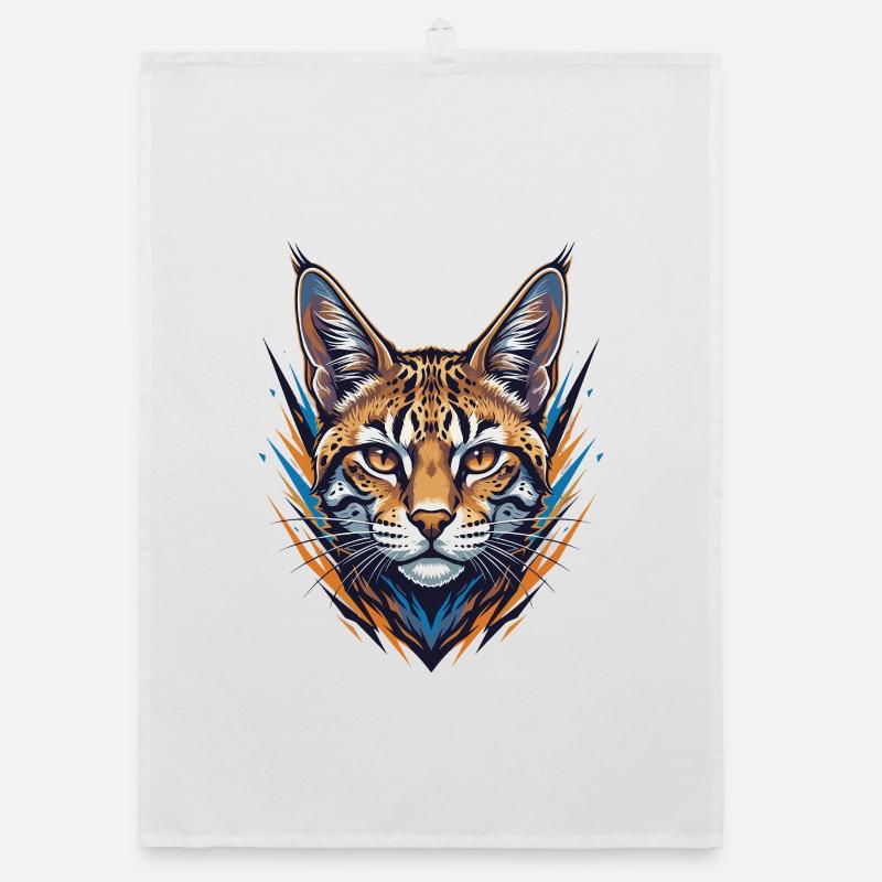Wildcat dans le style néon Torchon bio