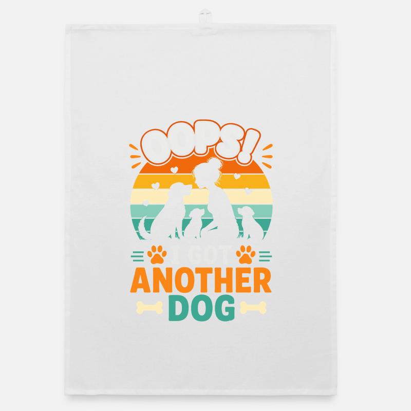 Another dog: Oops! Organic dish towel