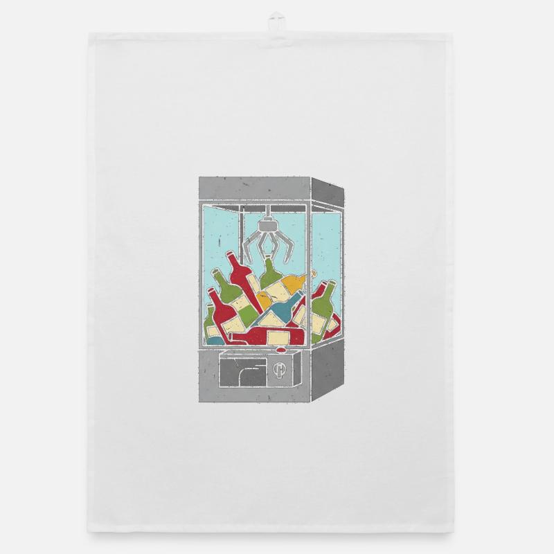 Vending machine style bottle crane Organic dish towel