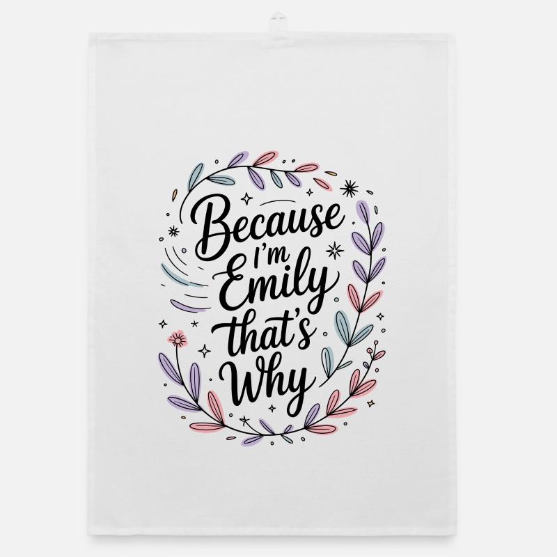 Parce que je suis Emily. C’est pour ça que je suis dans Emily. Torchon bio