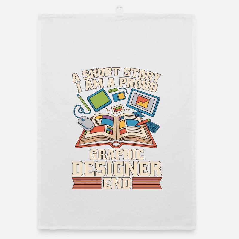 Graphiste : Designer de nouvelles créatives Torchon bio