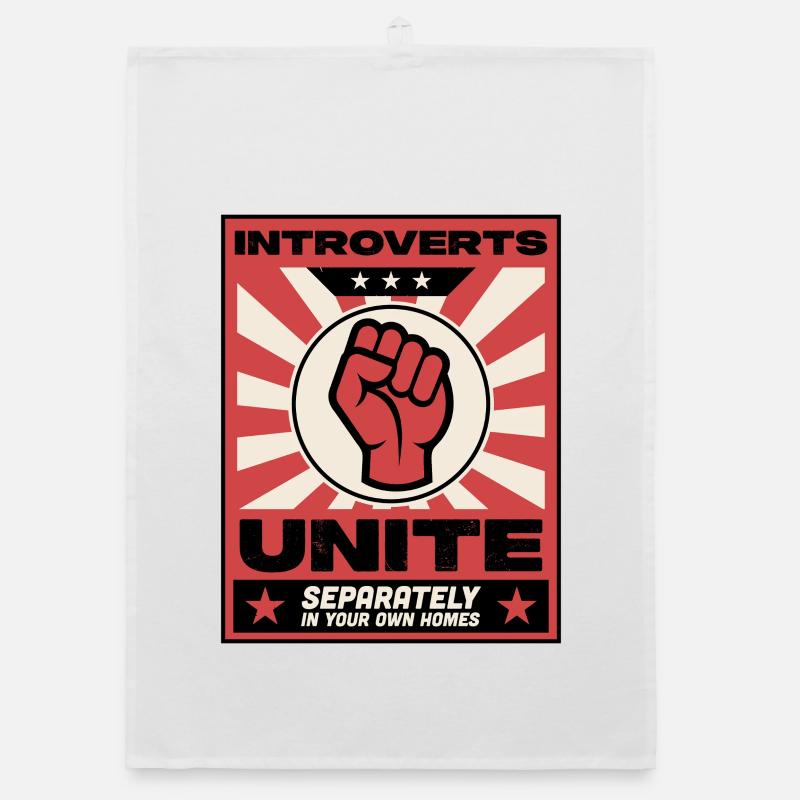 Introverts unite Organic dish towel