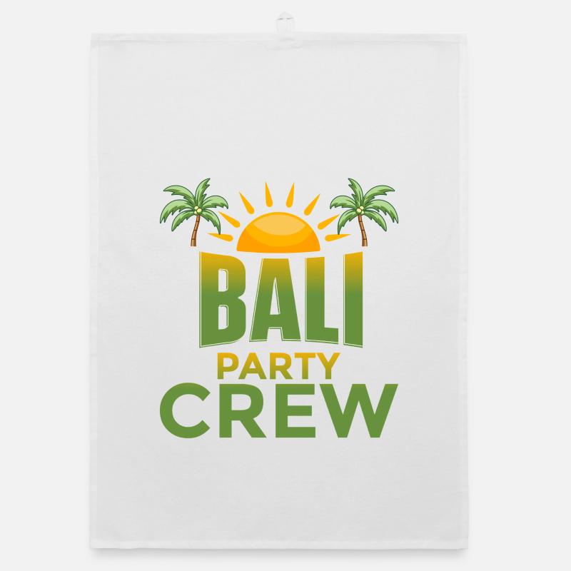 Bali Party Crew Organic dish towel