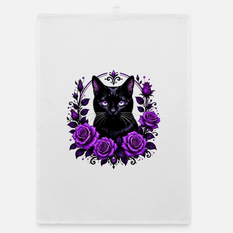 Gueule de bois nocturne dans la couronne lilas Torchon bio