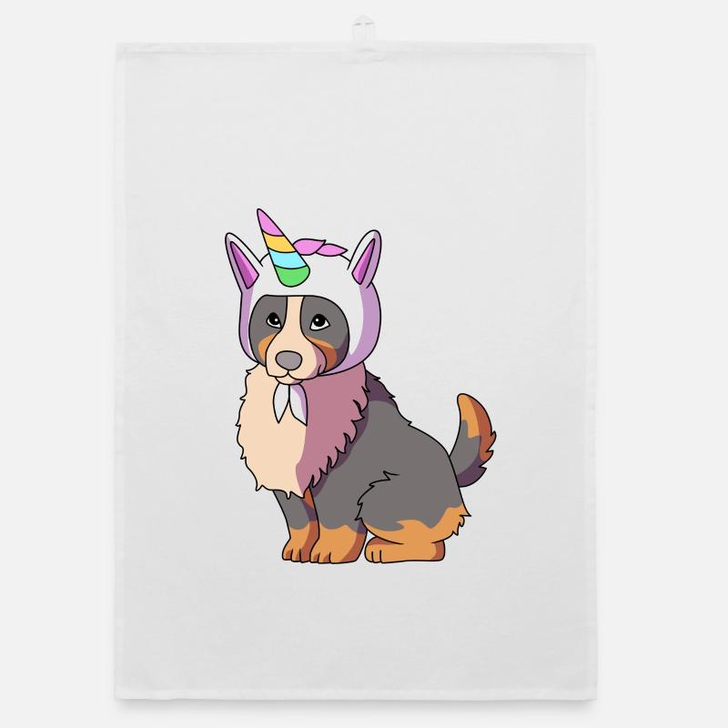 Bernese Mountain Dog Organic dish towel