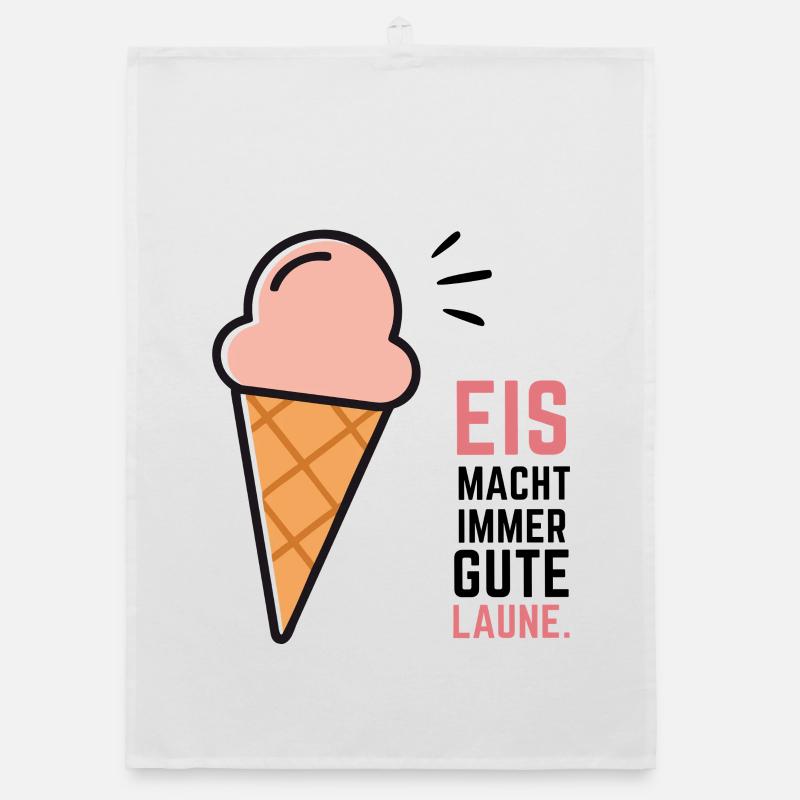 Eis Gute Laune Organic Geschirrtuch