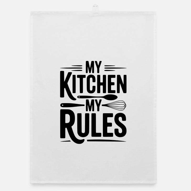 My Kitchen My Rules Organic dish towel
