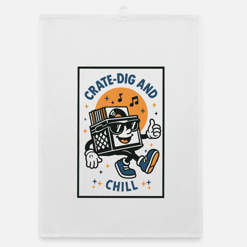 Digging through boxes & relaxing | Vinyl Organic dish towel