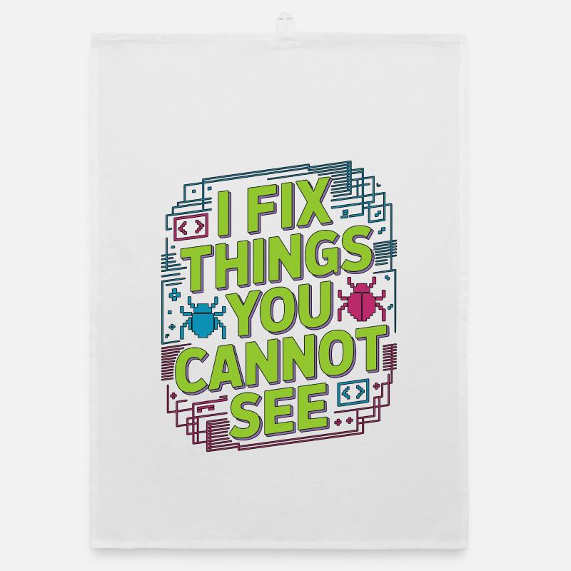 Game Developer I Fix Things Software Developer Organic dish towel