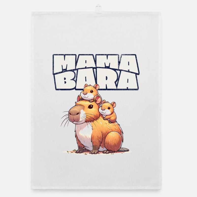 Mama Bara Capybara Torchon bio