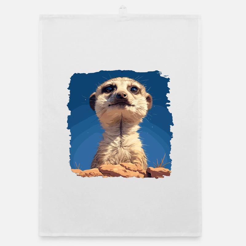 Suricate Erdmännchen Torchon bio