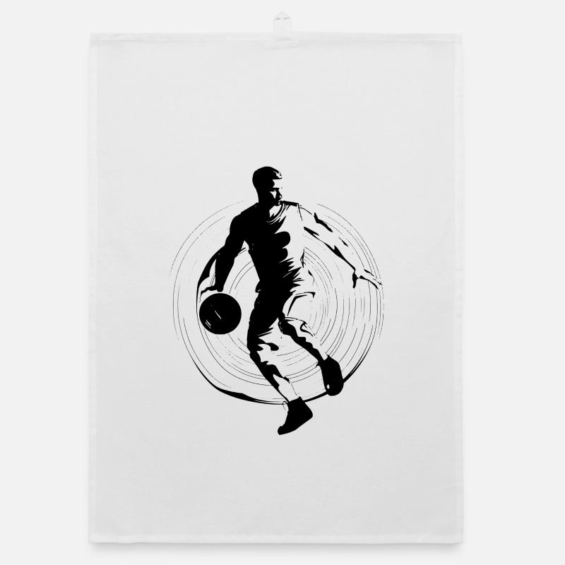 Conception de basket-ball Torchon bio