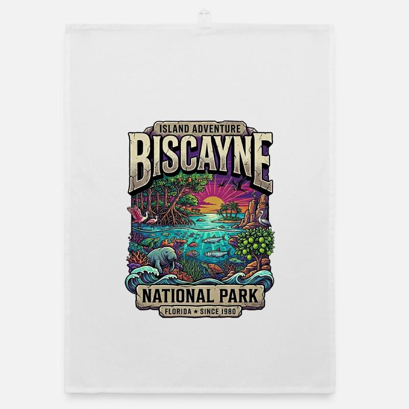 Parc national de Biscayne, Floride Torchon bio
