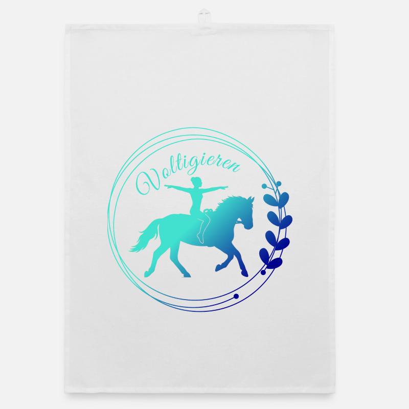 Vaulting Grounds – Gift for Vaulters Organic dish towel