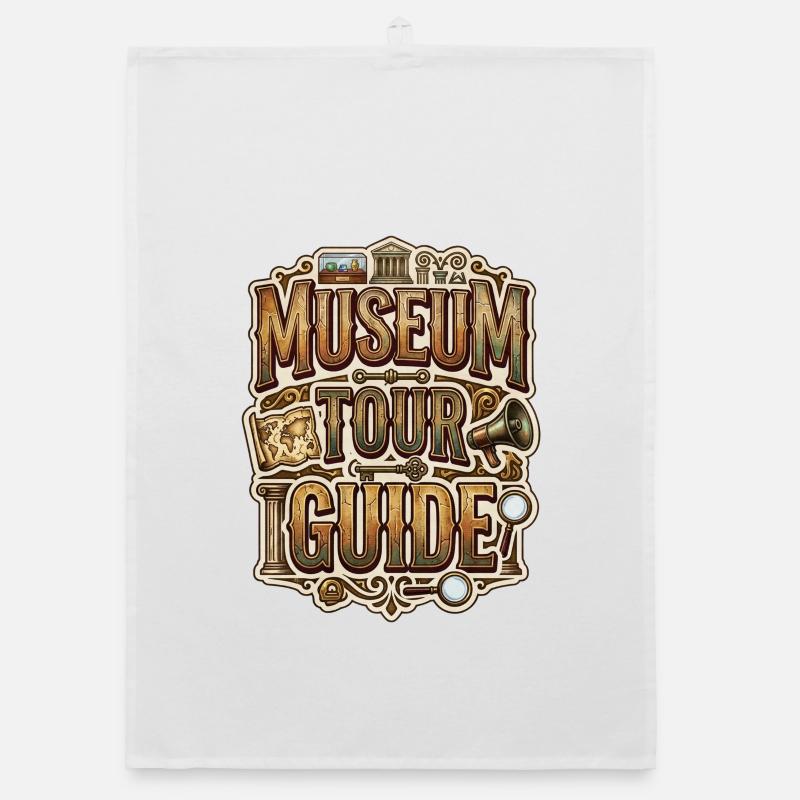 Museumsführer Organic Geschirrtuch