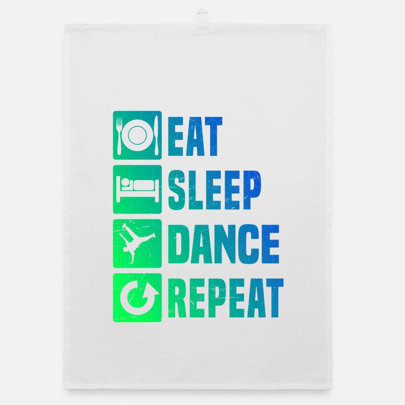 Geschenkidee für einen Breakdancer mit Streetdance Organic Geschirrtuch