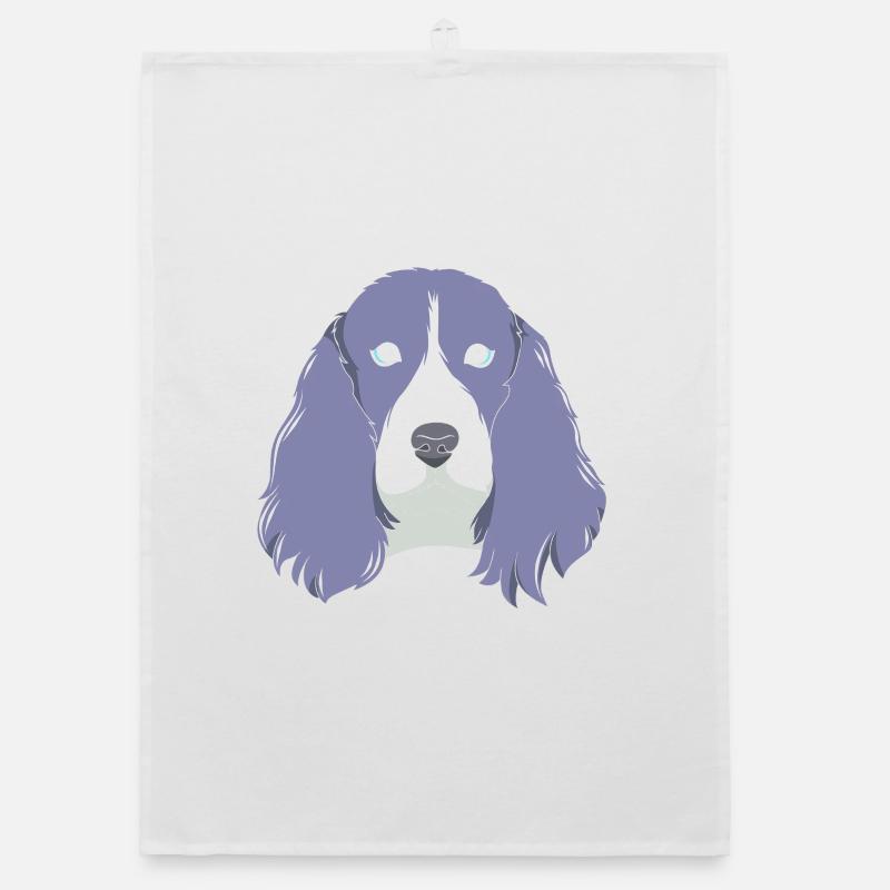 Springer Spaniel Organic Geschirrtuch