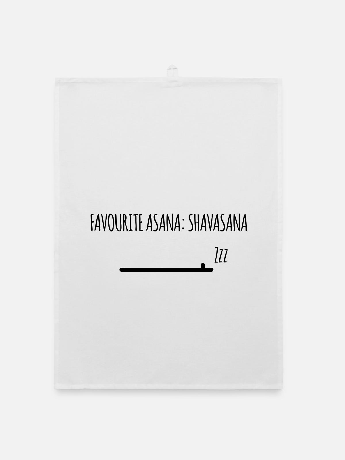 Shavasana - Organic Geschirrtuch - Weiß - Vorne