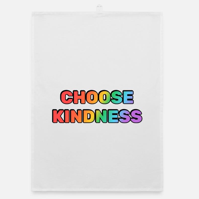 Choose Kindness Gradient Organic dish towel