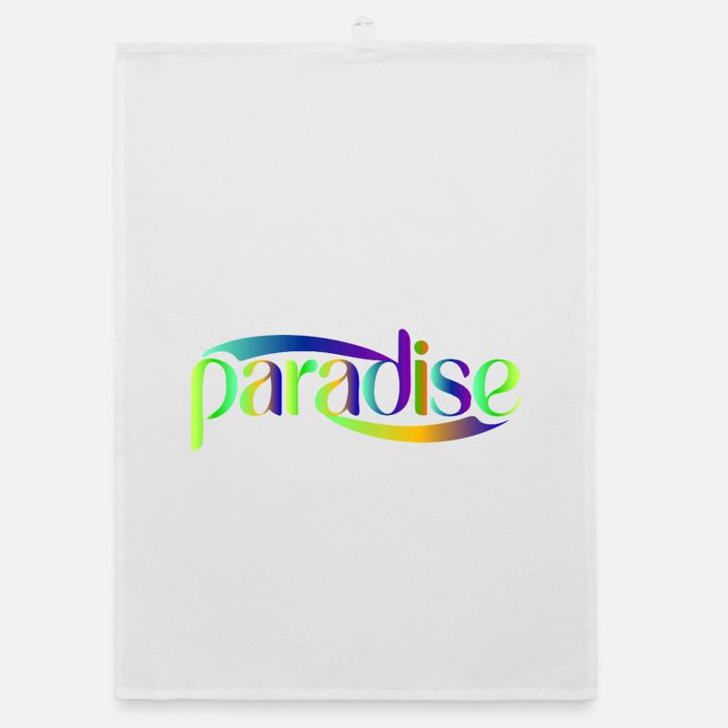 Conception du scénario Paradise Rainbow Torchon bio