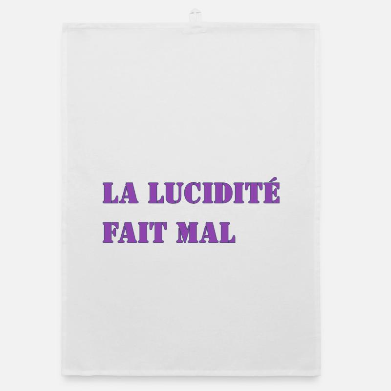 LUCIDITY HURTS Organic dish towel