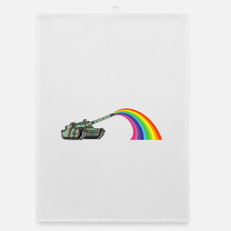 Regenbogenpanzer Organic Geschirrtuch