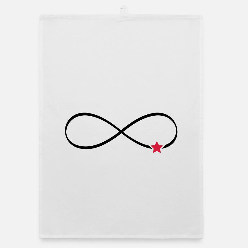 Star infinity symbol infinity sign Organic dish towel