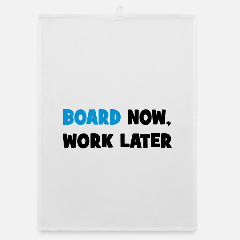 SNOWBOARD Torchon bio
