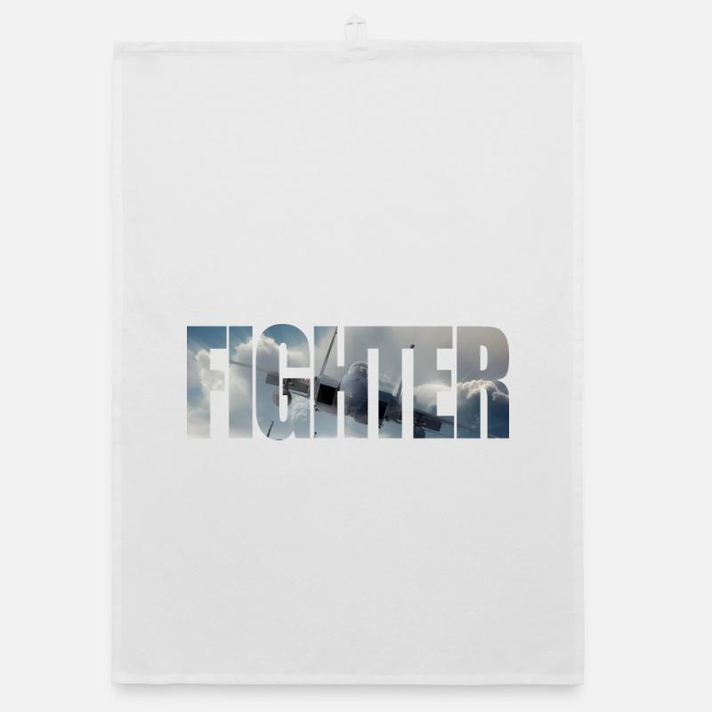 Fighter F-15 Eagle Organic Geschirrtuch