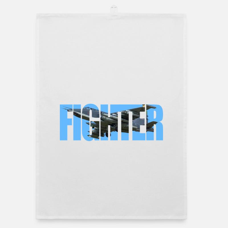Fighter Su-25 Organic Geschirrtuch